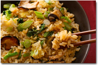 stir fried brown rice